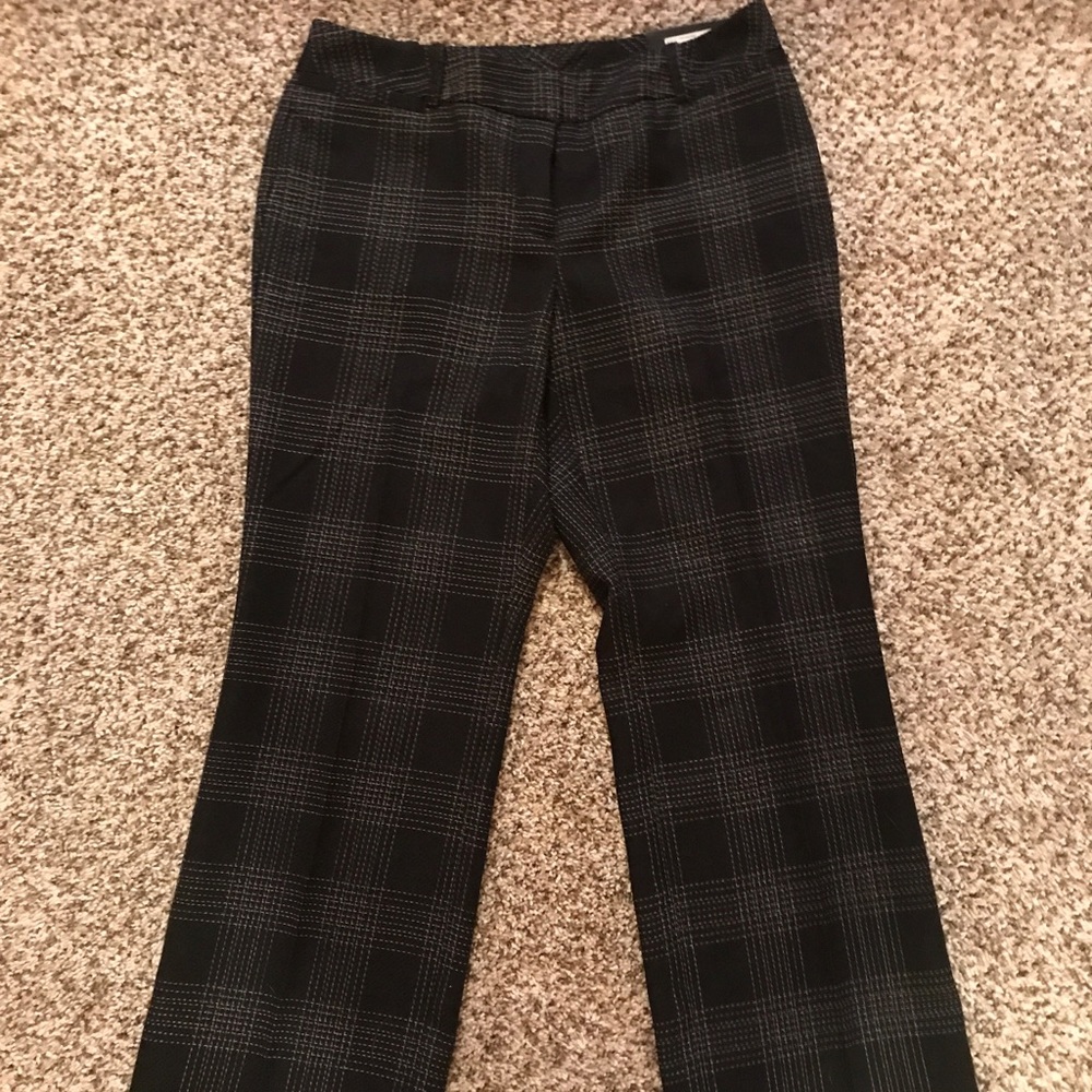 Plaid dress pants